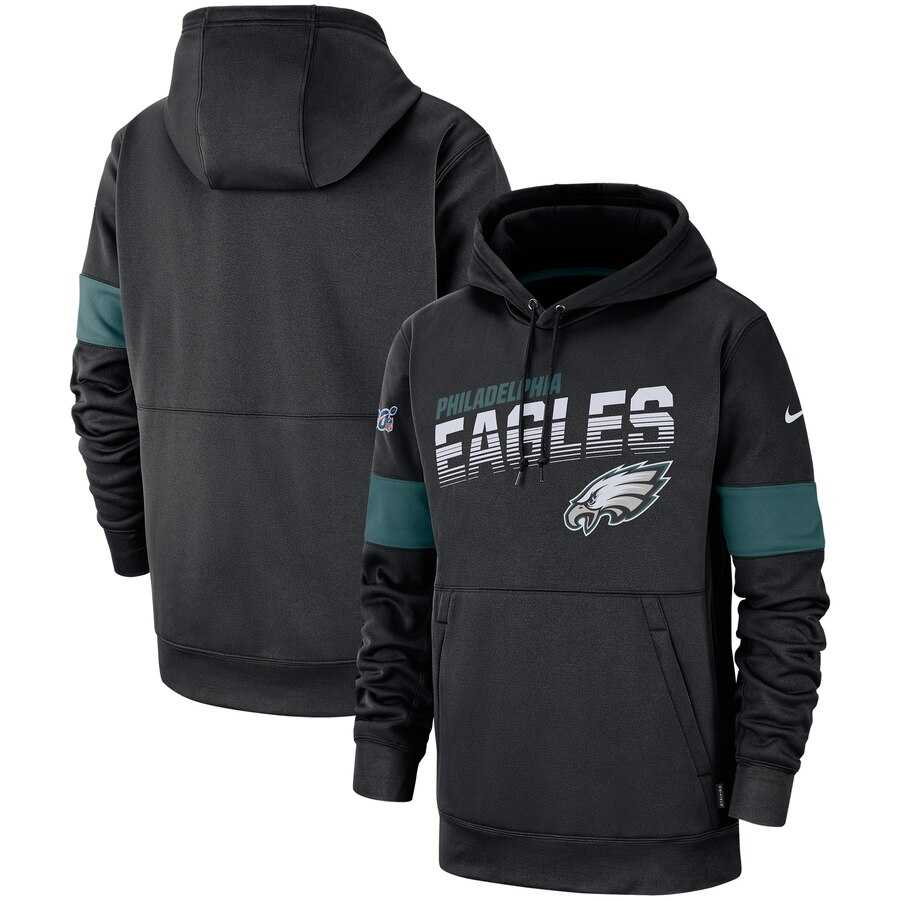 Philadelphia Eagles Nike Sideline Team Logo Performance Pullover Hoodie Black,We sell and wholesale Philadelphia Eagles Nike Sideline Team Logo Performance Pullover Hoodie Black on line form chian!